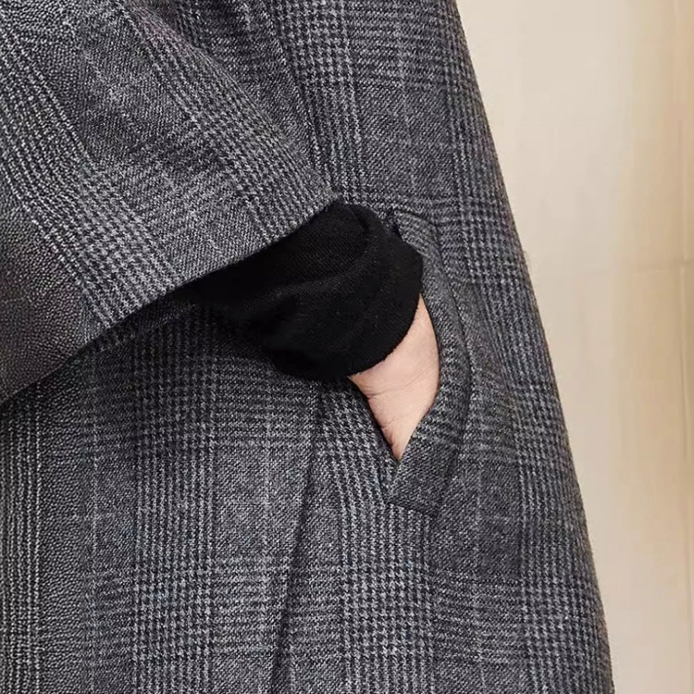 グレンチェック柄セットアップ｜オフィスカジュアル レディース 通販【ミレジェネ】