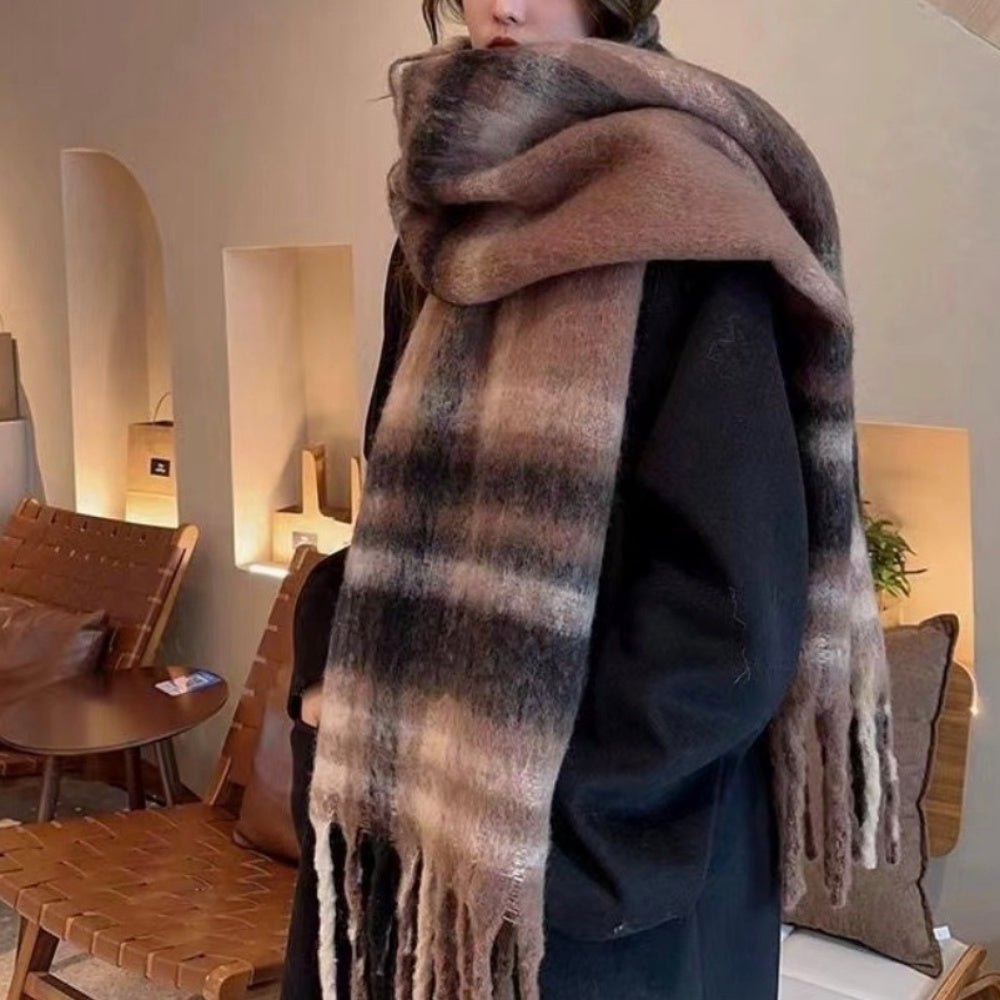 ボリュームシャギーマフラー｜オフィスカジュアル レディース 通販【ミレジェネ】