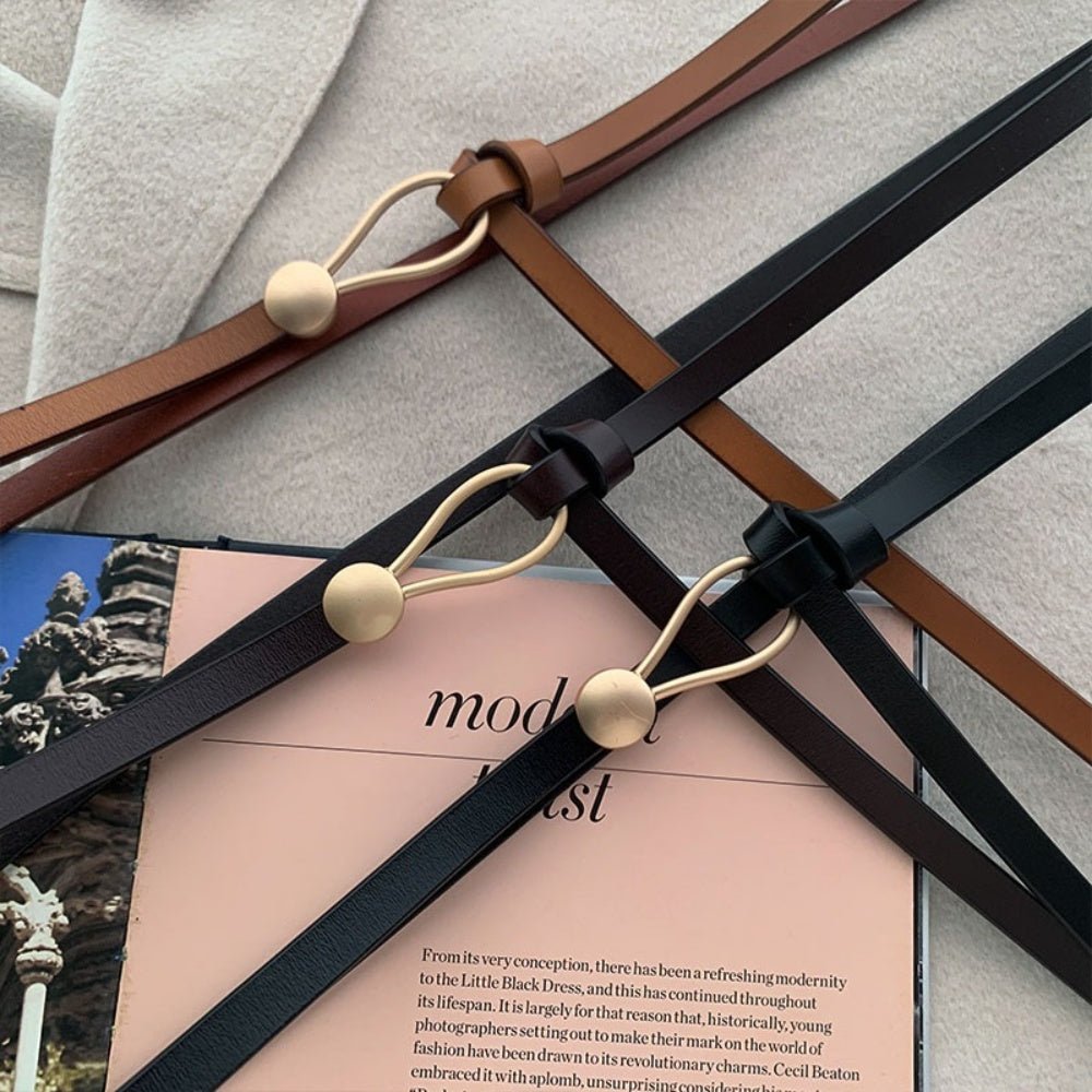 ナローノットベルト｜オフィスカジュアル レディース 通販【ミレジェネ】