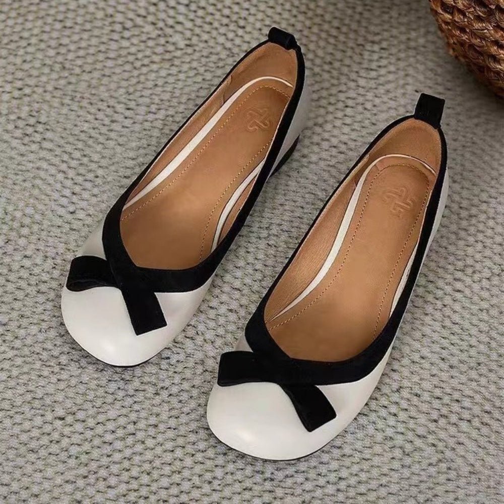 スクエアトゥリボンパンプス｜オフィスカジュアル レディース 通販【ミレジェネ】