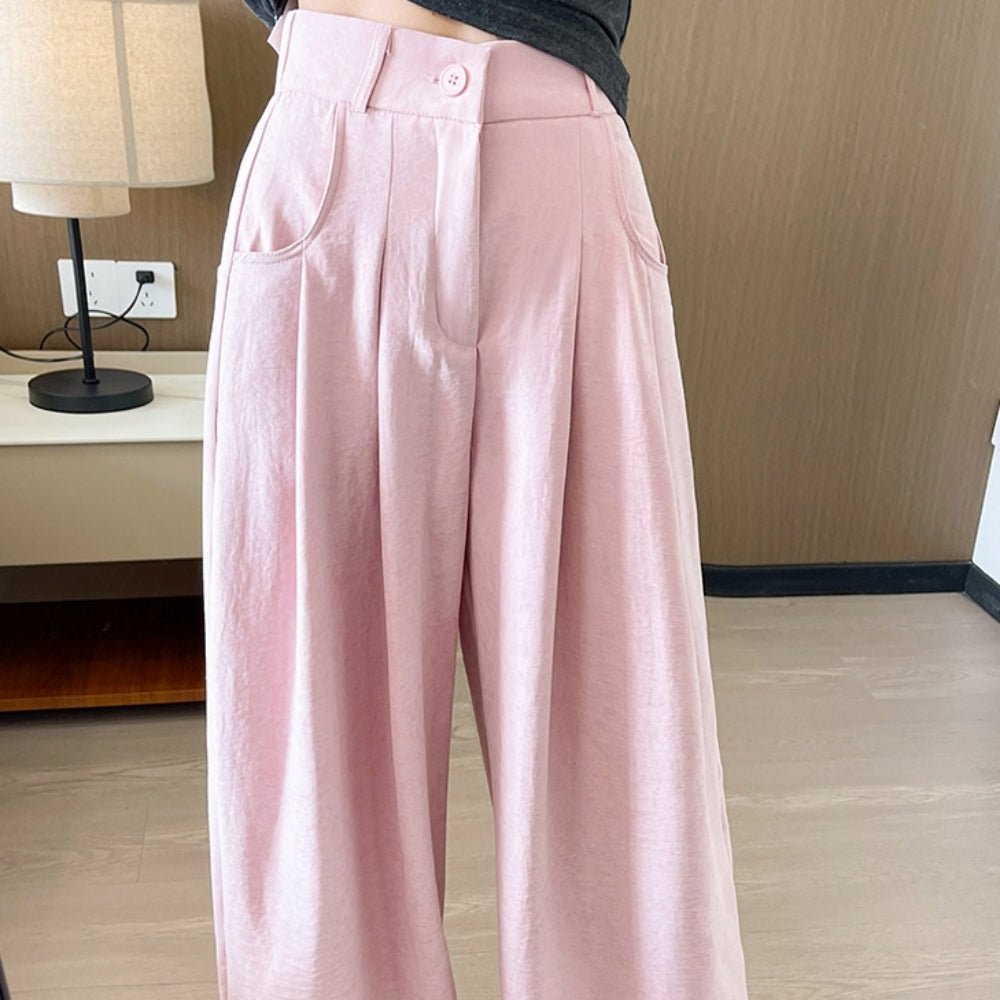 シャーベットカラーワイドパンツ｜オフィスカジュアル レディース 通販【ミレジェネ】