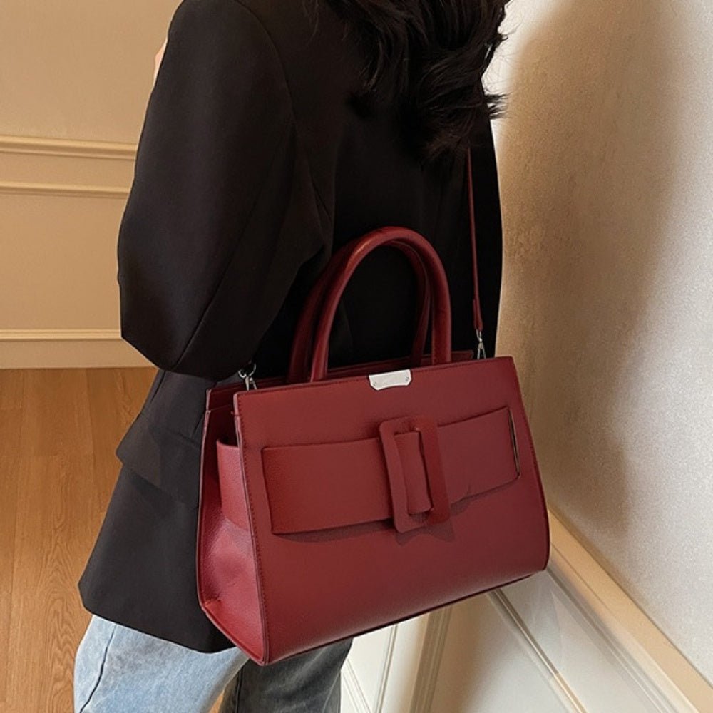 ビッグバックルトートバッグ｜オフィスカジュアル レディース 通販【ミレジェネ】