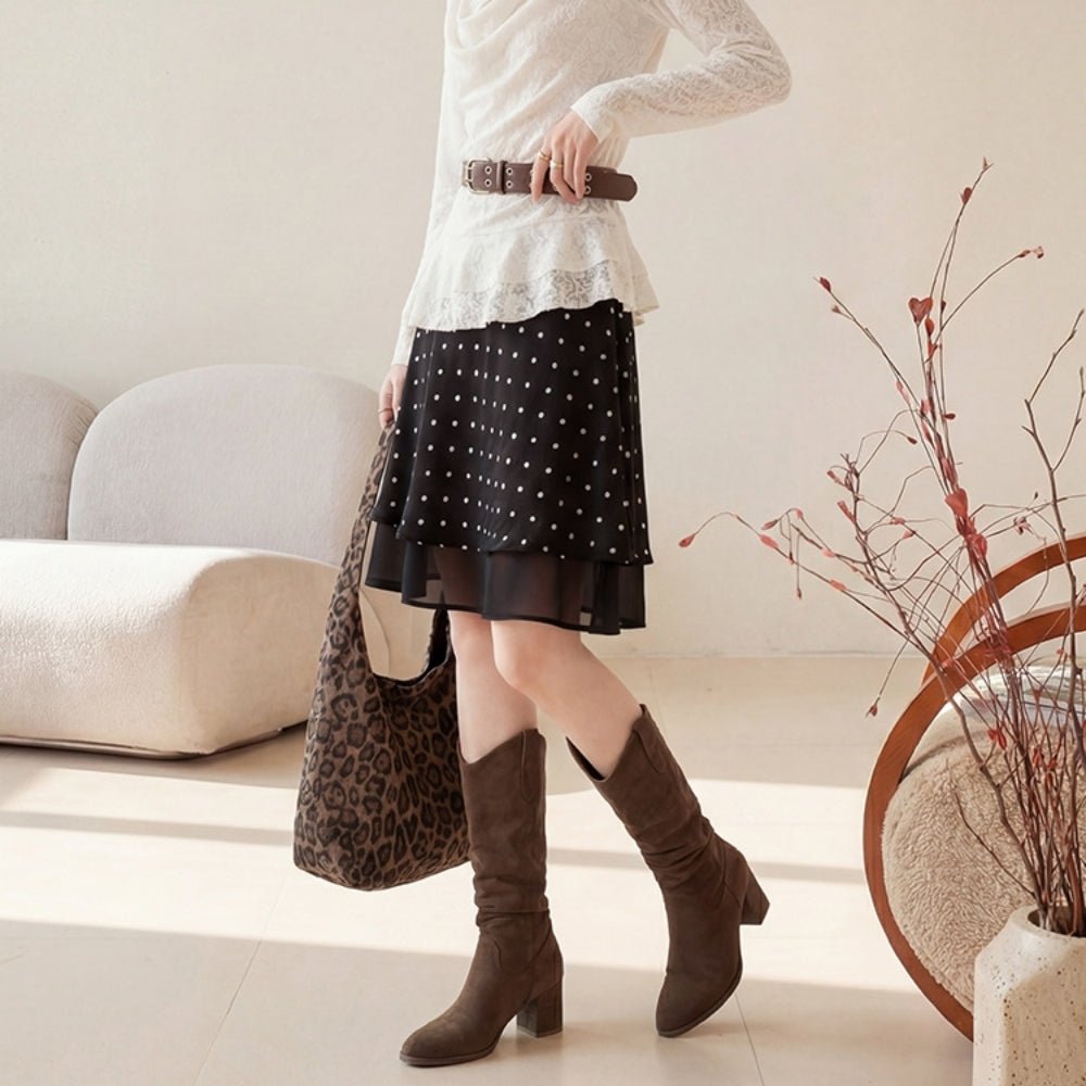 【通勤/きれいめ】サテン地フレアスカート [ミレジェネ]｜オフィスカジュアル レディース 通販【ミレジェネ】