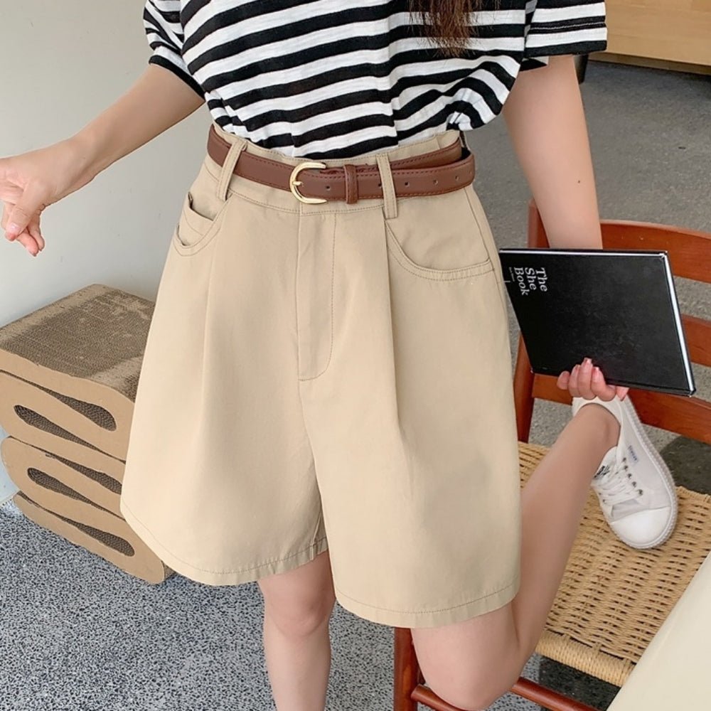 コットンリネンハーフパンツ｜オフィスカジュアル レディース 通販【ミレジェネ】