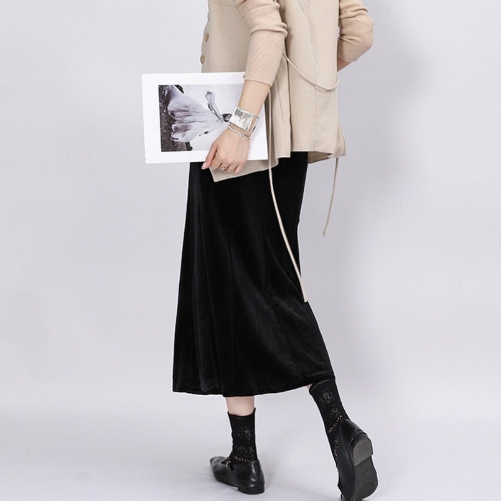 ベルベットマーメイドスカート｜オフィスカジュアル レディース 通販【ミレジェネ】