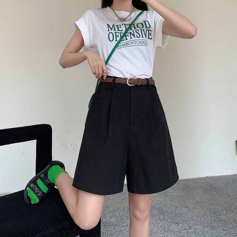 コットンリネンハーフパンツ｜オフィスカジュアル レディース 通販【ミレジェネ】