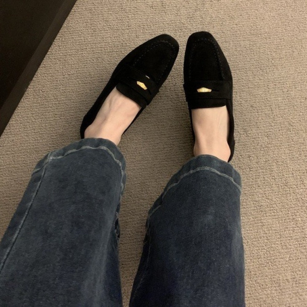 スエードコインローファー｜オフィスカジュアル レディース 通販【ミレジェネ】