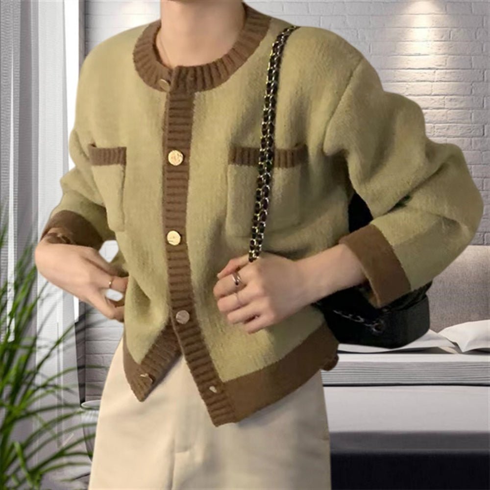 金ボタンカーディガン｜オフィスカジュアル レディース 通販【ミレジェネ】