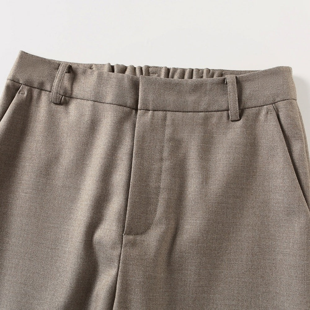 ハイウエストスリムクロップドパンツ｜オフィスカジュアル レディース 通販【ミレジェネ】