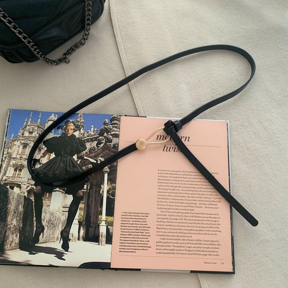 ナローノットベルト｜オフィスカジュアル レディース 通販【ミレジェネ】