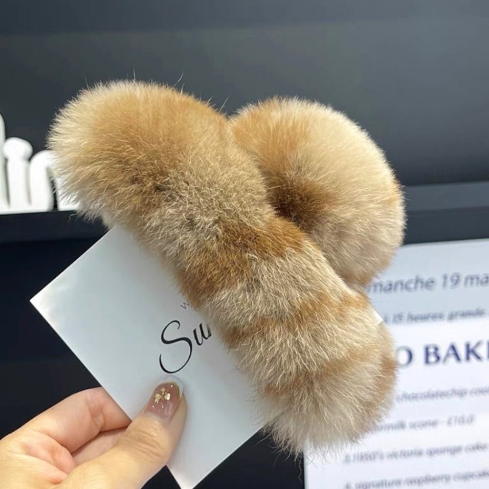 ファーヘアクリップ｜オフィスカジュアル レディース 通販【ミレジェネ】