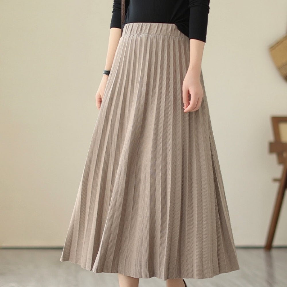 ロングプリーツスカート｜オフィスカジュアル レディース 通販【ミレジェネ】