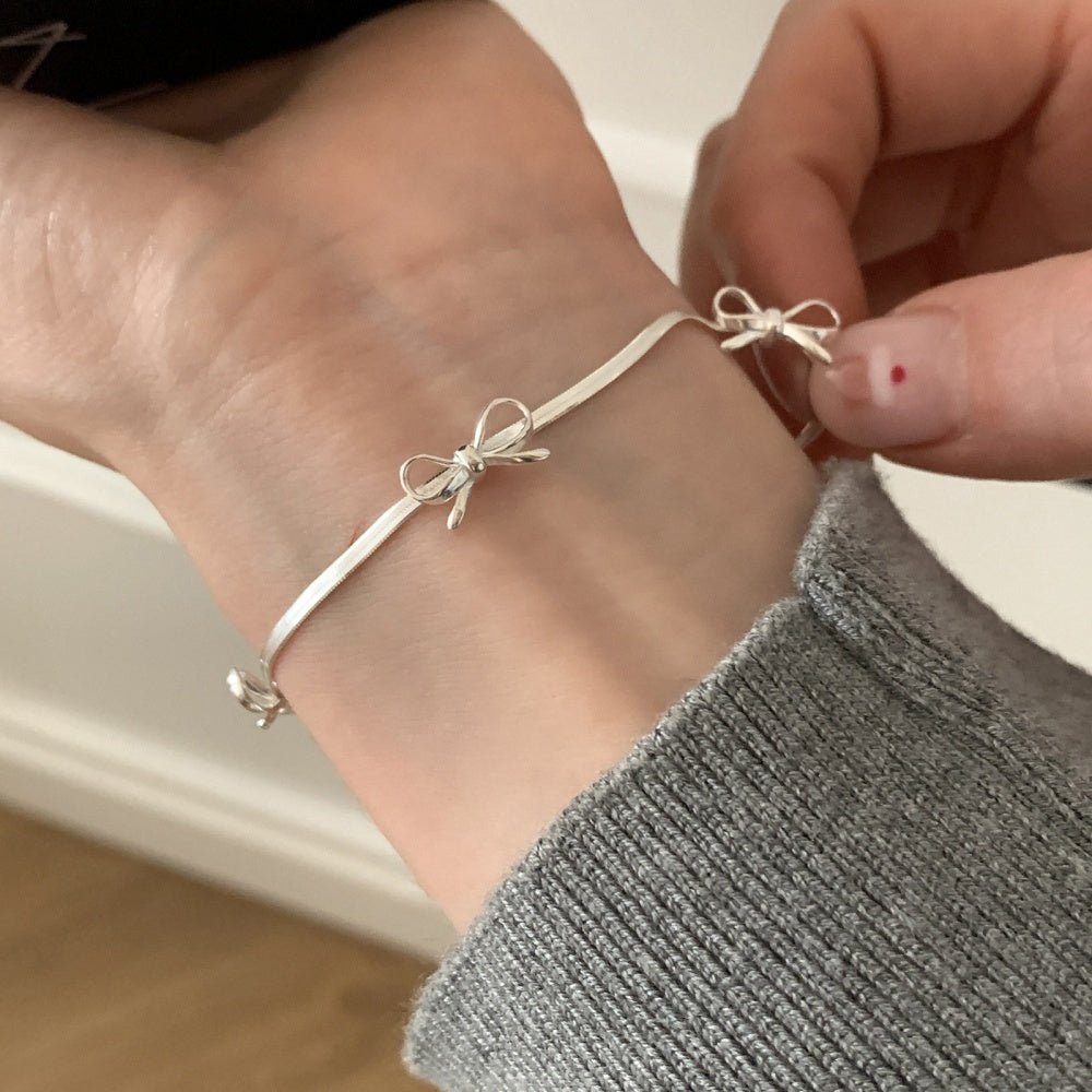 リボンモチーフブレスレット｜オフィスカジュアル レディース 通販【ミレジェネ】