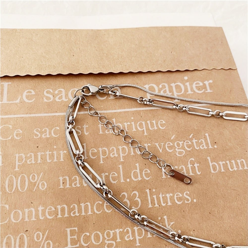 ダブルチェーンネックレス｜オフィスカジュアル レディース 通販【ミレジェネ】