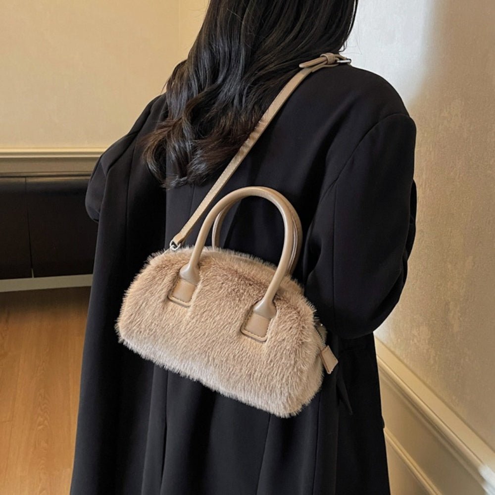 超美品☆ADMJ ファーデザイン ボストンバッグ rienda | フェイクファーボストンバッグ (すべて ) |SHEL'TTER WEBSTORE