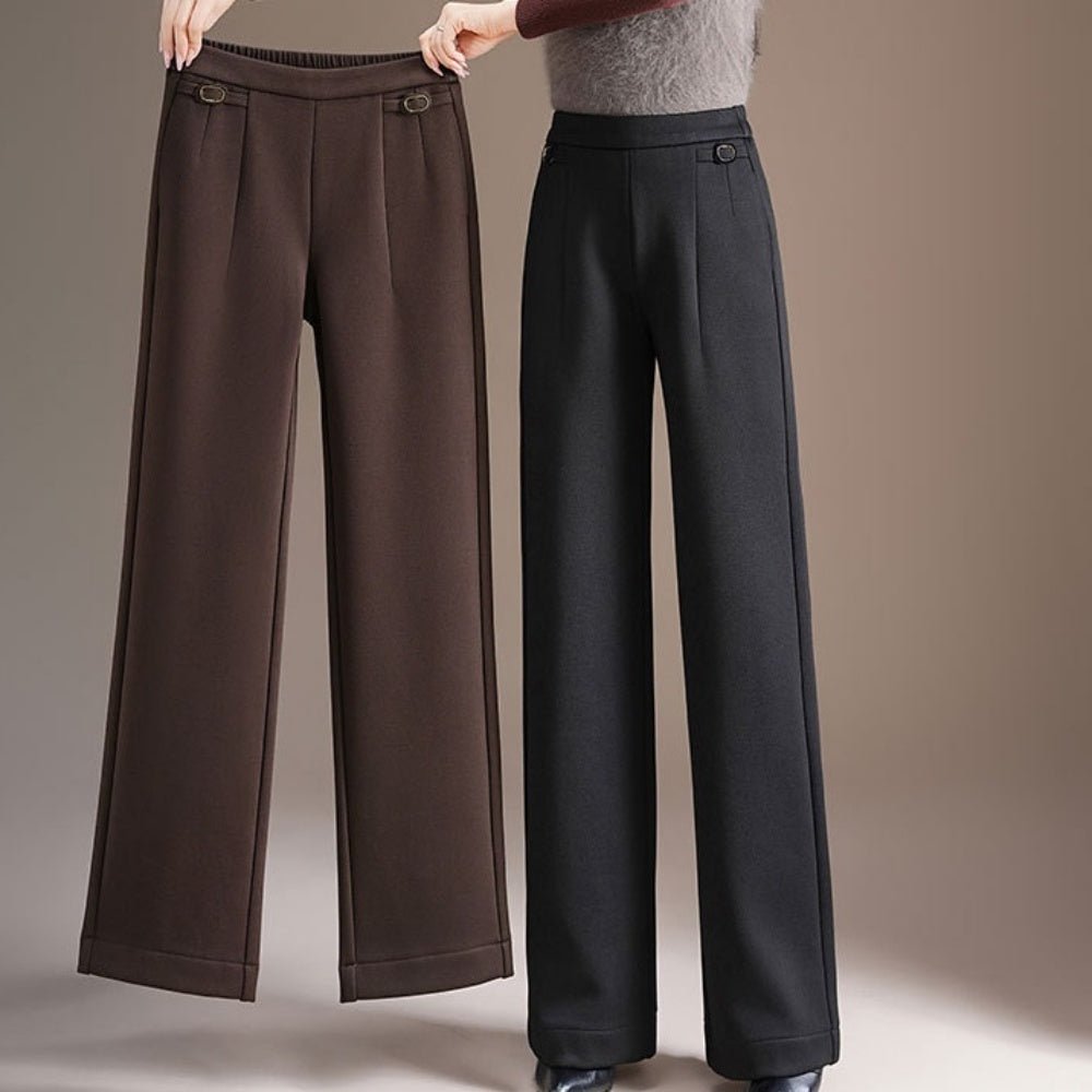 裏起毛スラックスパンツ｜オフィスカジュアル レディース 通販【ミレジェネ】