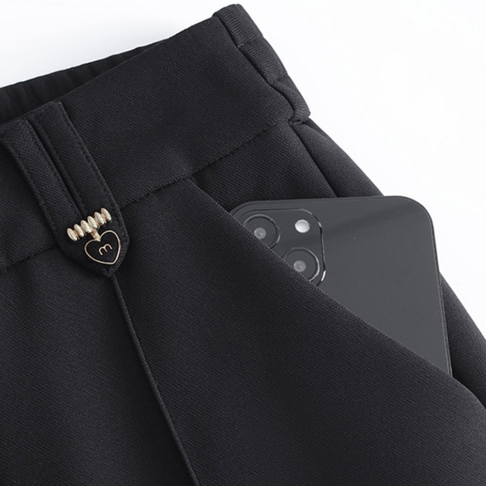 ハイウエストワイドストレートパンツ｜オフィスカジュアル レディース 通販【ミレジェネ】