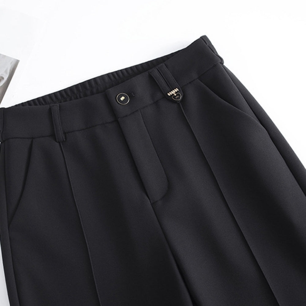 ハイウエストワイドストレートパンツ｜オフィスカジュアル レディース 通販【ミレジェネ】