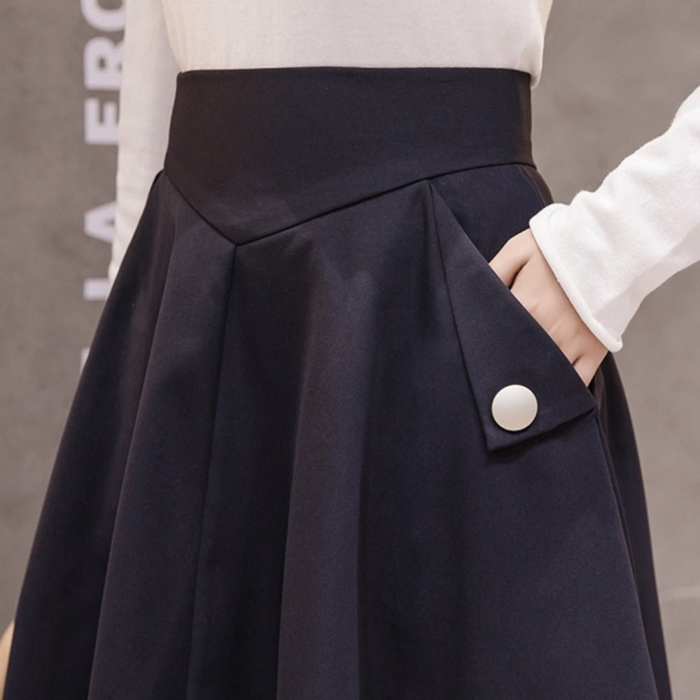 ボールガウンミドル丈スカート｜オフィスカジュアル レディース 通販【ミレジェネ】