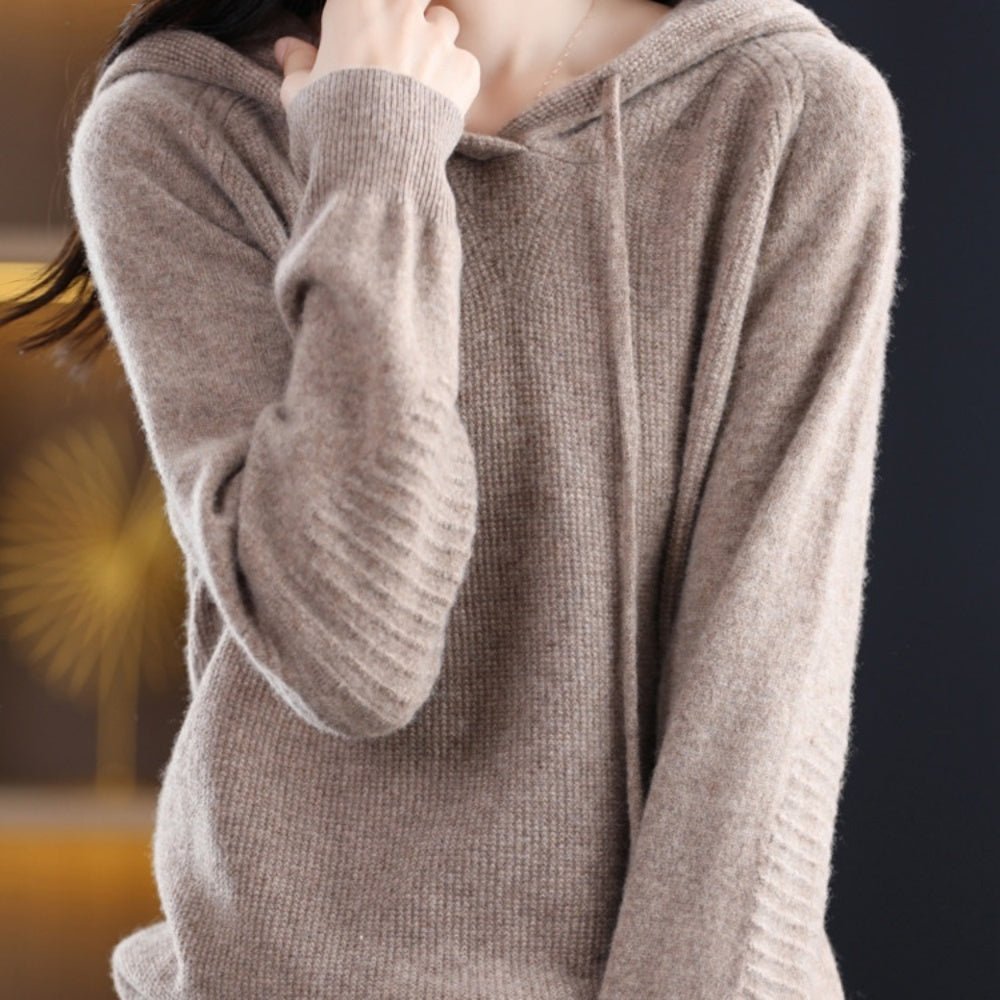 フード付きニット｜オフィスカジュアル レディース 通販【ミレジェネ】