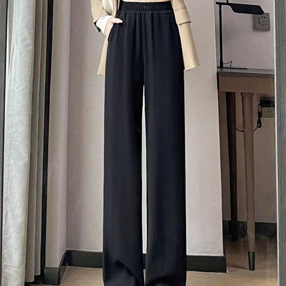 裏起毛ワイドパンツ｜オフィスカジュアル レディース 通販【ミレジェネ】