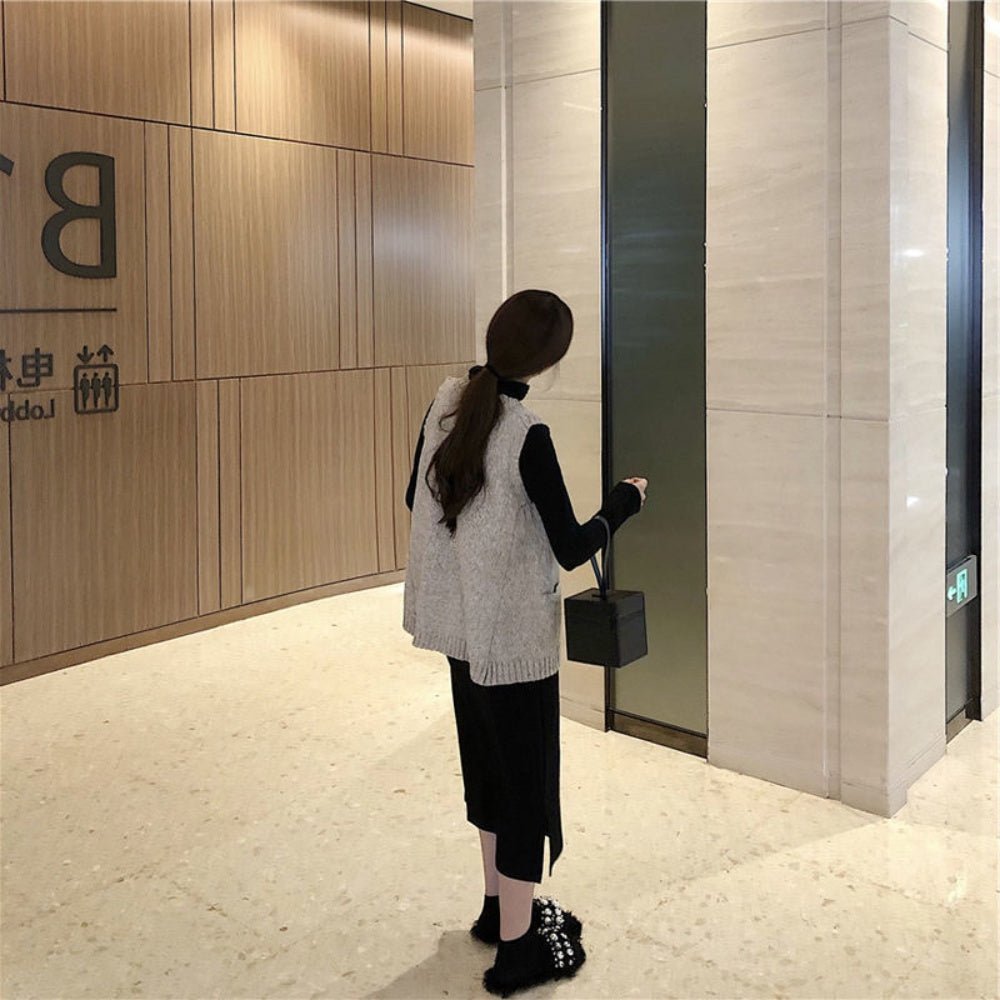 ベストセットニットワンピース｜オフィスカジュアル レディース 通販【ミレジェネ】