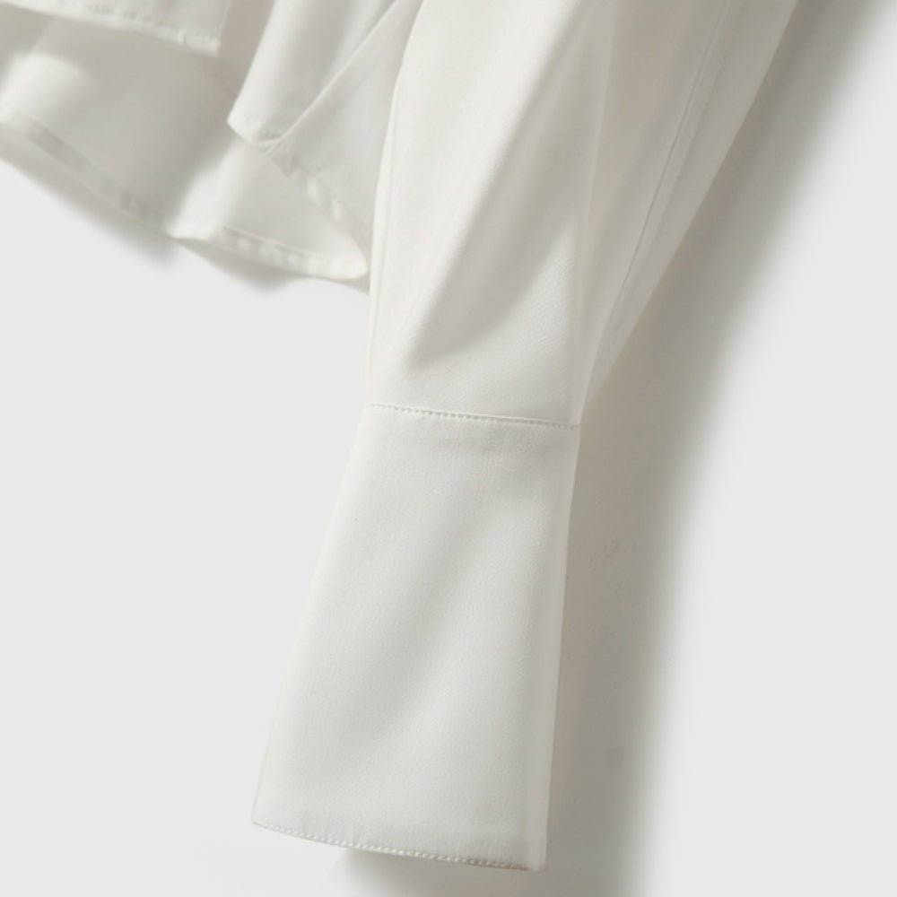 【着痩せ/通勤】ウエストマークレギュラーカラーブラウス [ミレジェネ]｜オフィスカジュアル レディース 通販【ミレジェネ】