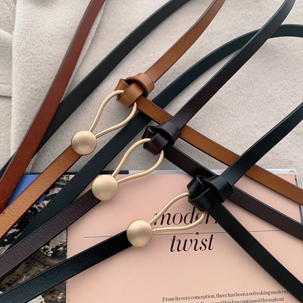 ナローノットベルト｜オフィスカジュアル レディース 通販【ミレジェネ】