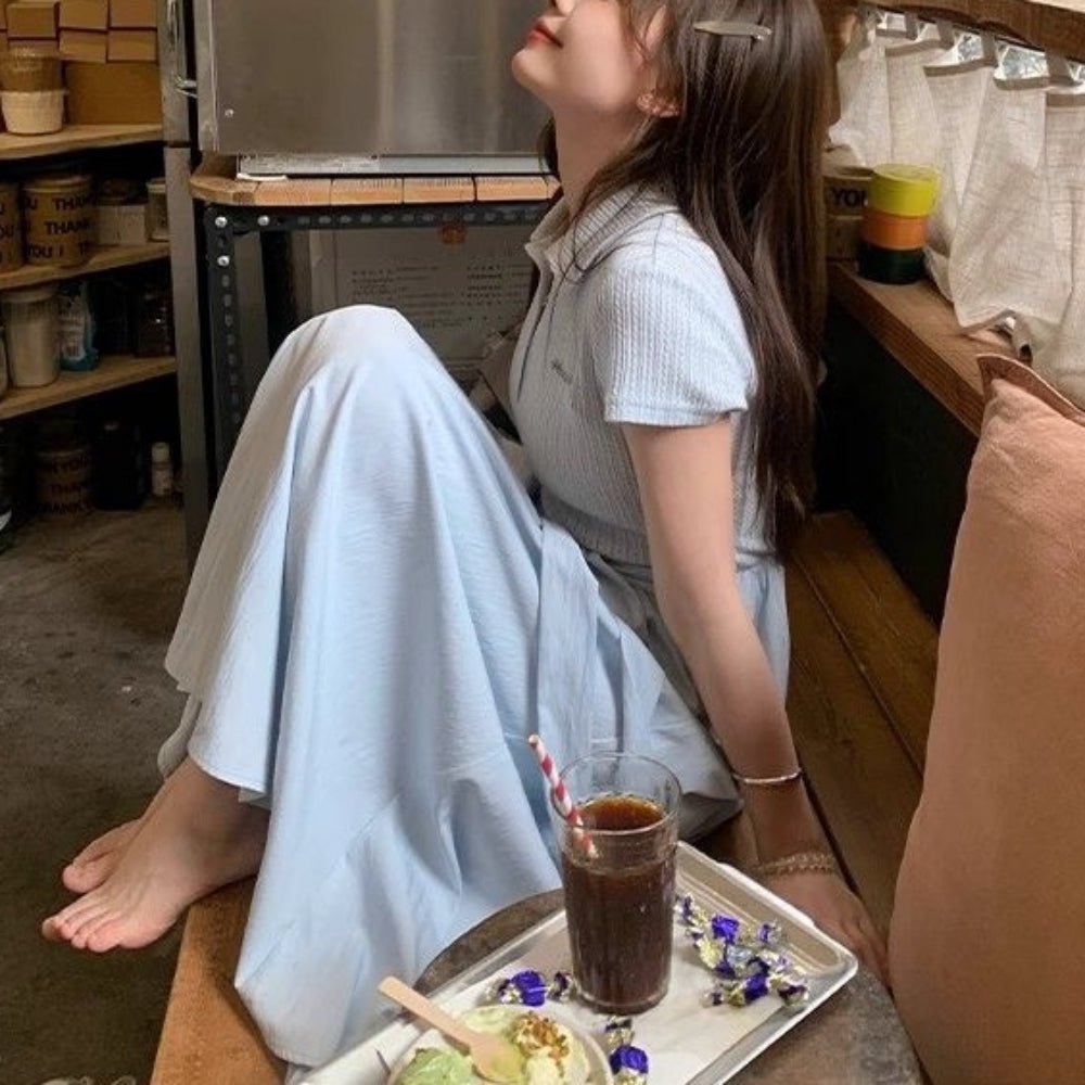 ポロドッキング半袖ワンピース｜オフィスカジュアル レディース 通販【ミレジェネ】