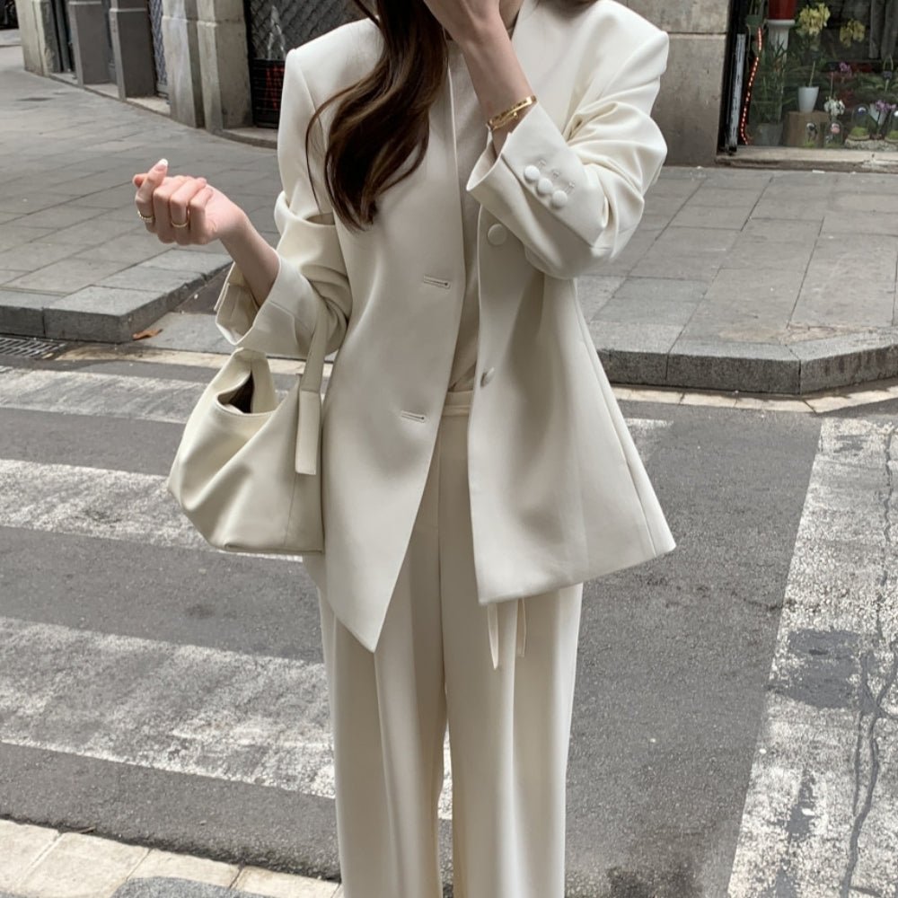 シンプルＶネックジャケット｜オフィスカジュアル レディース 通販【ミレジェネ】