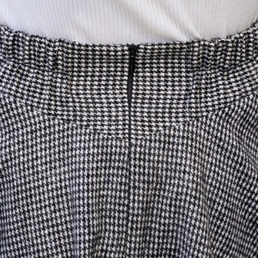 千鳥柄ハイウエストスカート｜オフィスカジュアル レディース 通販【ミレジェネ】