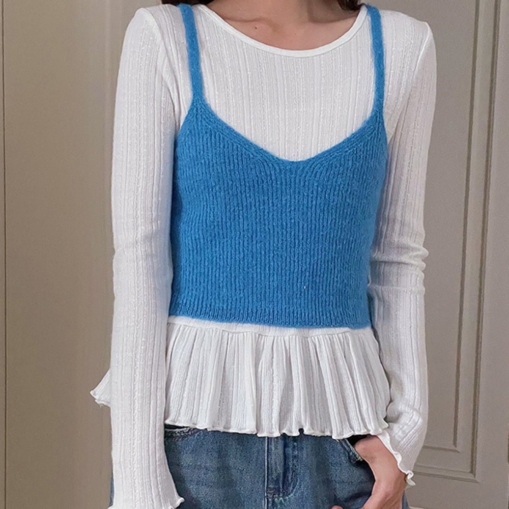 裾フリルカットソートップス｜オフィスカジュアル レディース 通販【ミレジェネ】