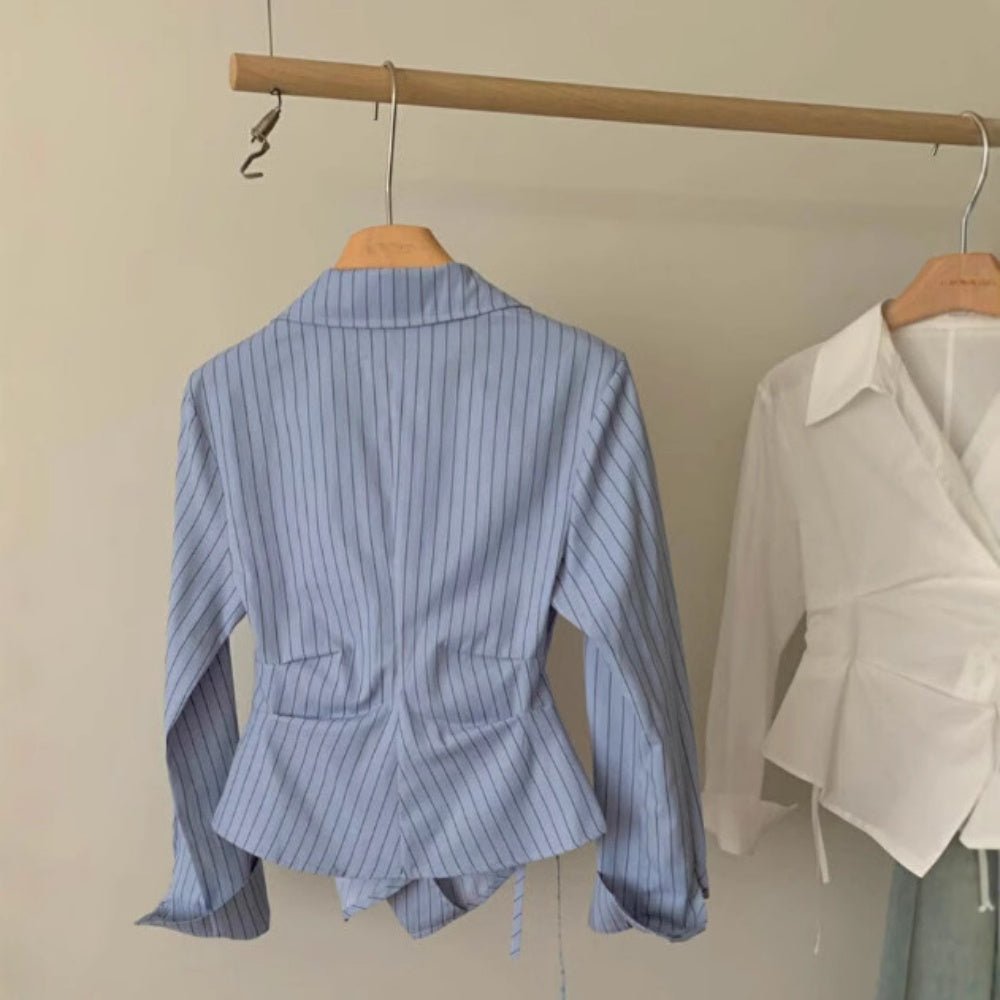 ウエストシェイプシルエットシャツ｜オフィスカジュアル レディース 通販【ミレジェネ】