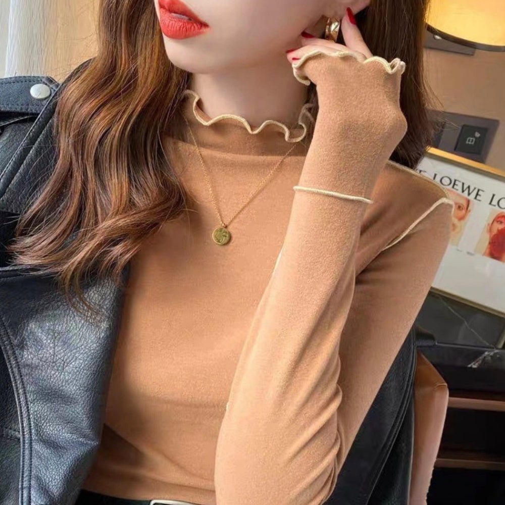 配色メロートップス｜オフィスカジュアル レディース 通販【ミレジェネ】