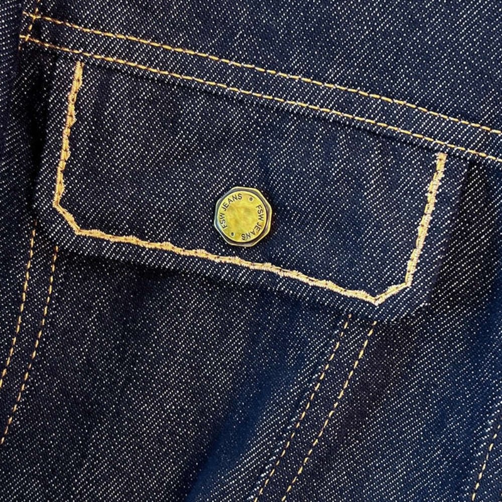 ノーカラーデニムジャケット｜オフィスカジュアル レディース 通販【ミレジェネ】