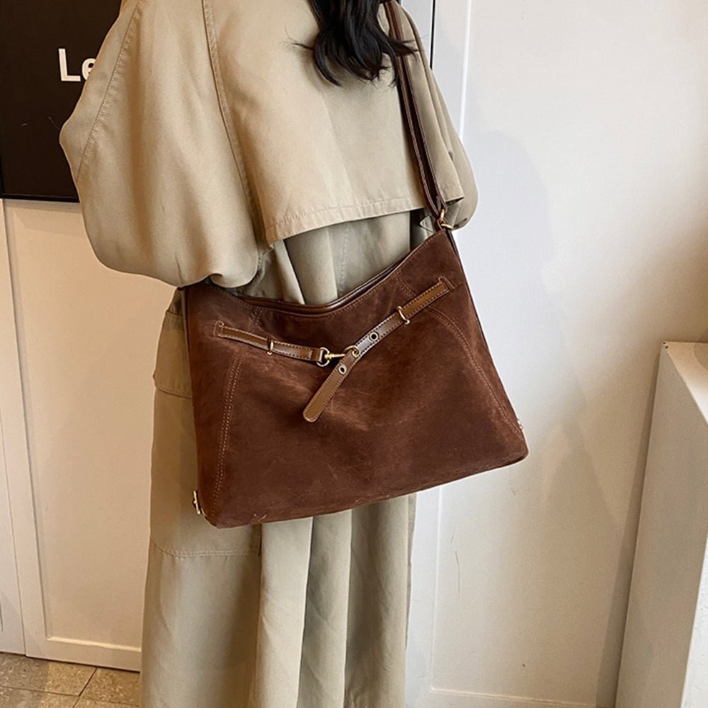 ソフトレザー調ショルダーバッグ｜オフィスカジュアル レディース 通販【ミレジェネ】