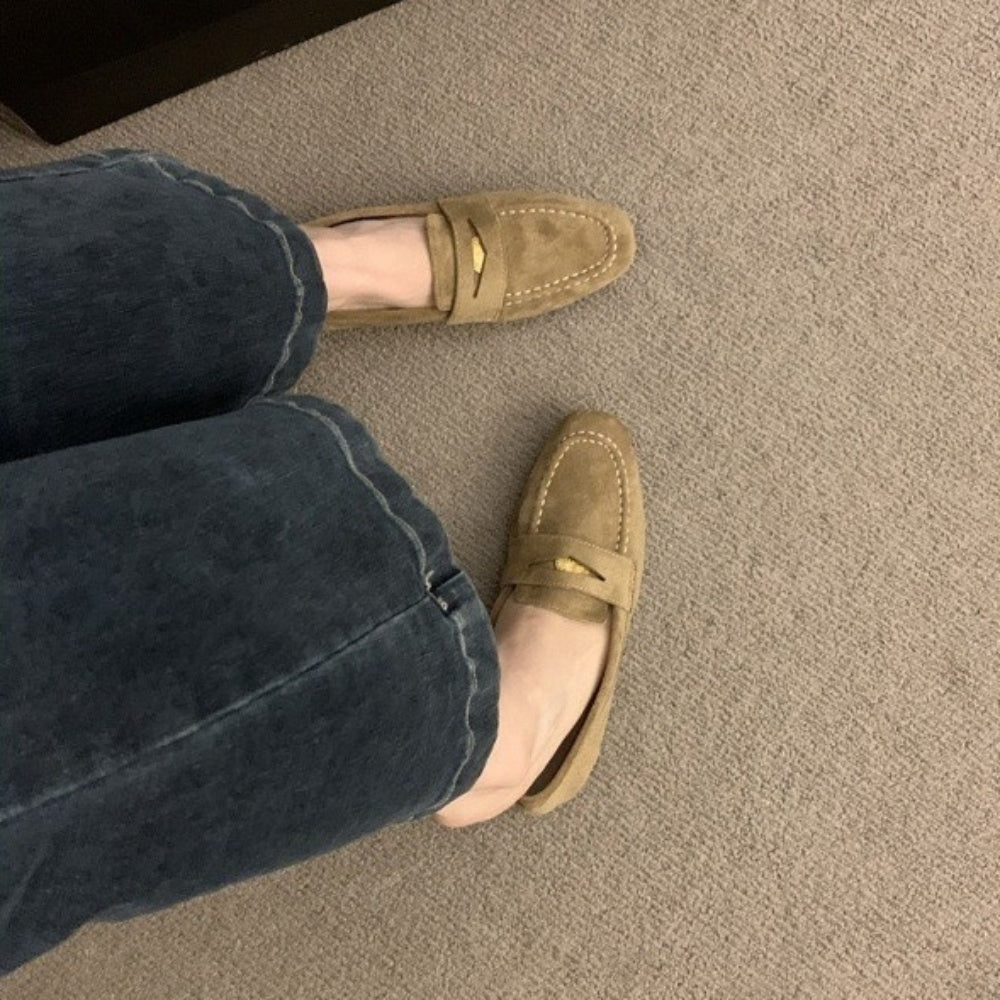 スエードコインローファー｜オフィスカジュアル レディース 通販【ミレジェネ】