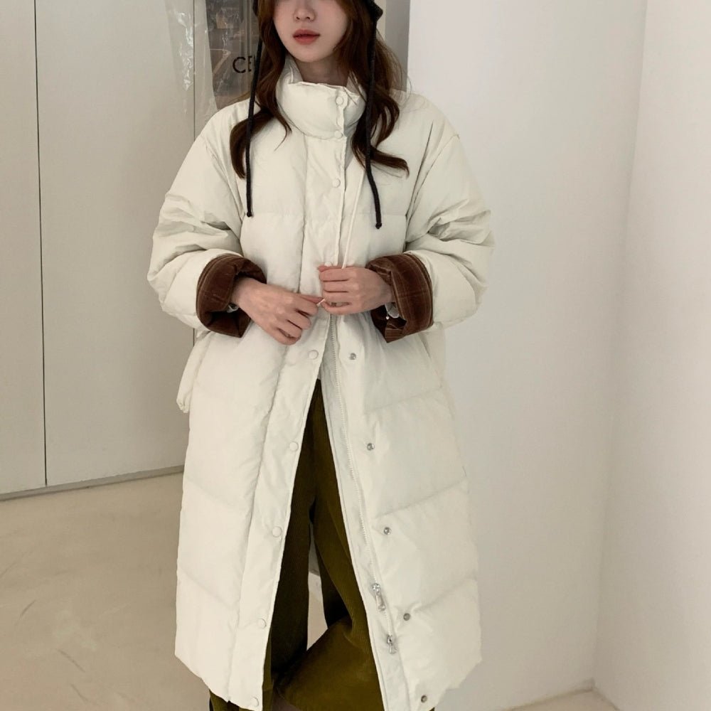 スタンド襟ダウンコート｜オフィスカジュアル レディース 通販【ミレジェネ】