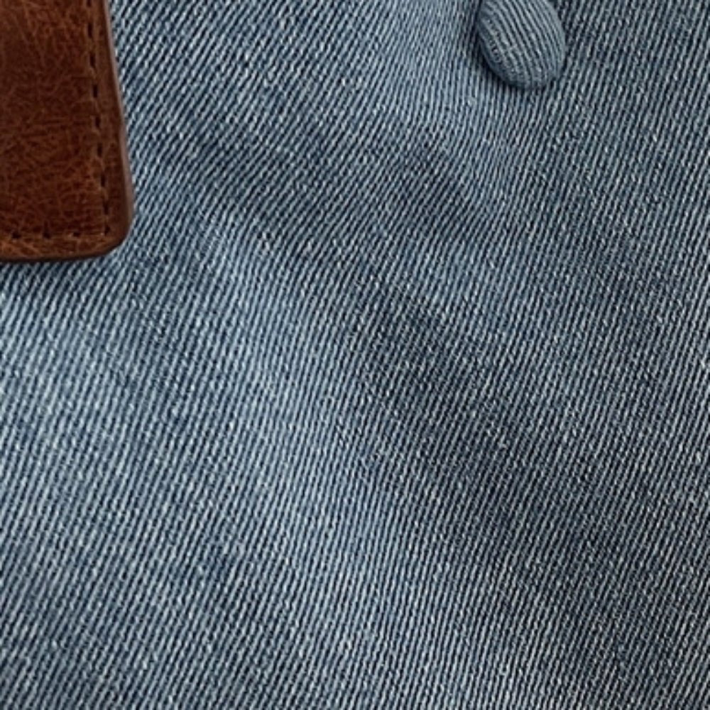 デニム地革ベルトトートショルダー｜オフィスカジュアル レディース 通販【ミレジェネ】