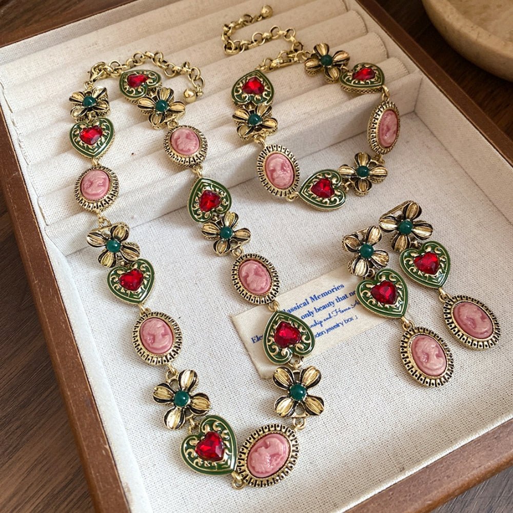 ビンテージ風レトロジュエリーセット｜オフィスカジュアル レディース 通販【ミレジェネ】