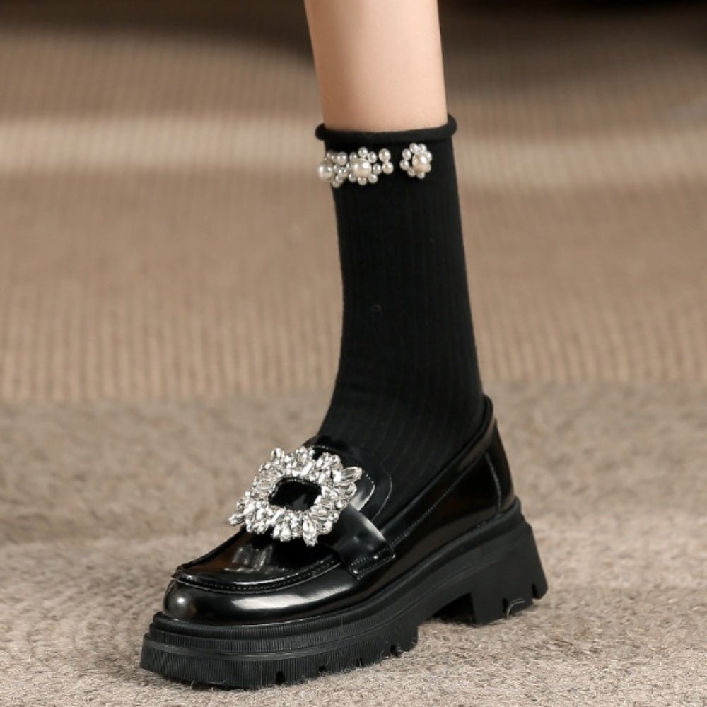 ビジューバックルローファー｜オフィスカジュアル レディース 通販【ミレジェネ】