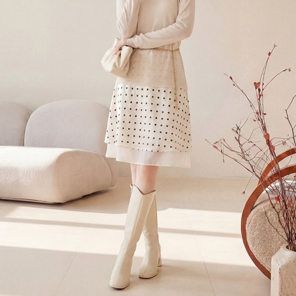 【通勤/きれいめ】サテン地フレアスカート [ミレジェネ]｜オフィスカジュアル レディース 通販【ミレジェネ】