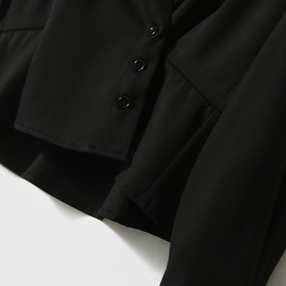 【着痩せ/通勤】ウエストマークレギュラーカラーブラウス [ミレジェネ]｜オフィスカジュアル レディース 通販【ミレジェネ】