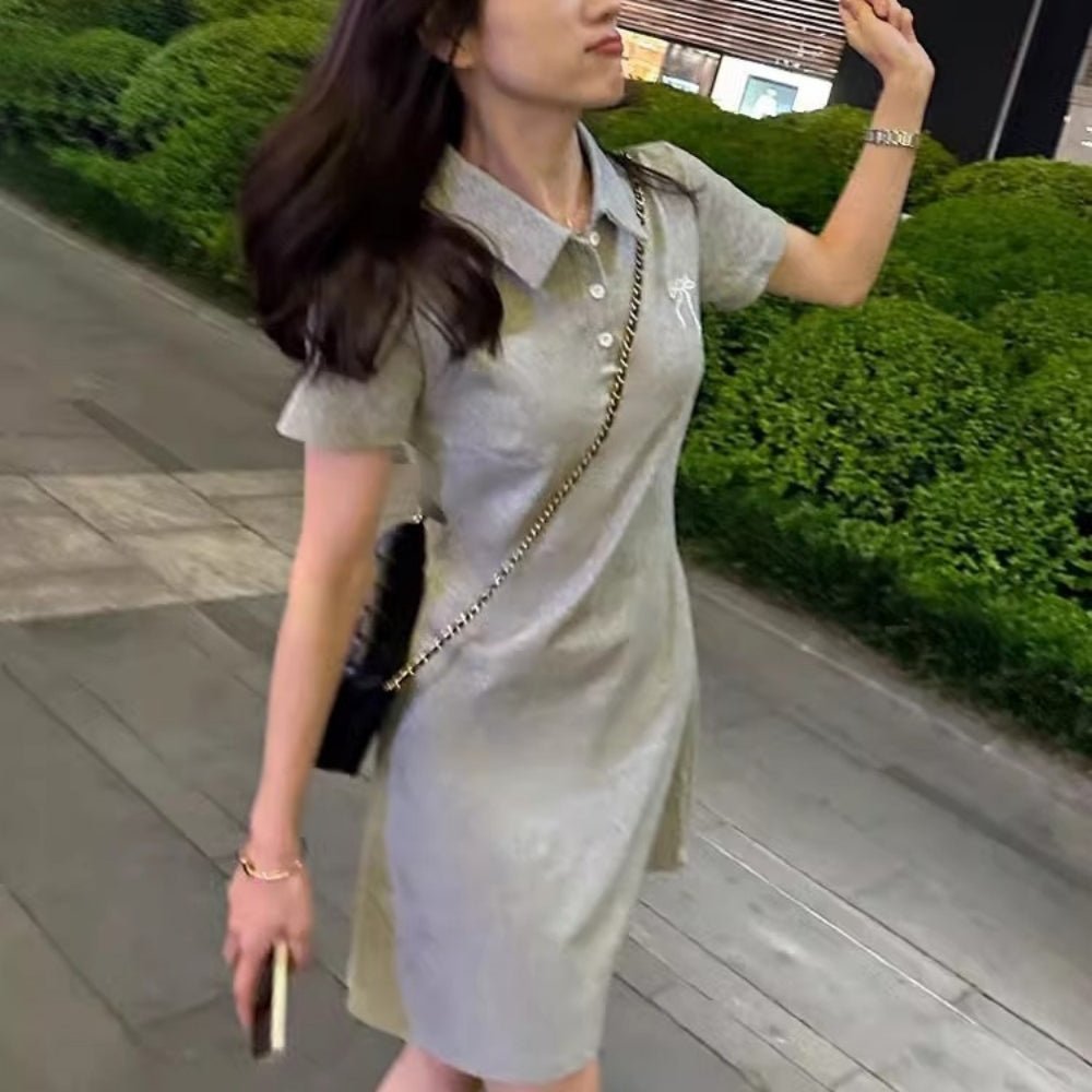 ポロシャツミニワンピ｜オフィスカジュアル レディース 通販【ミレジェネ】