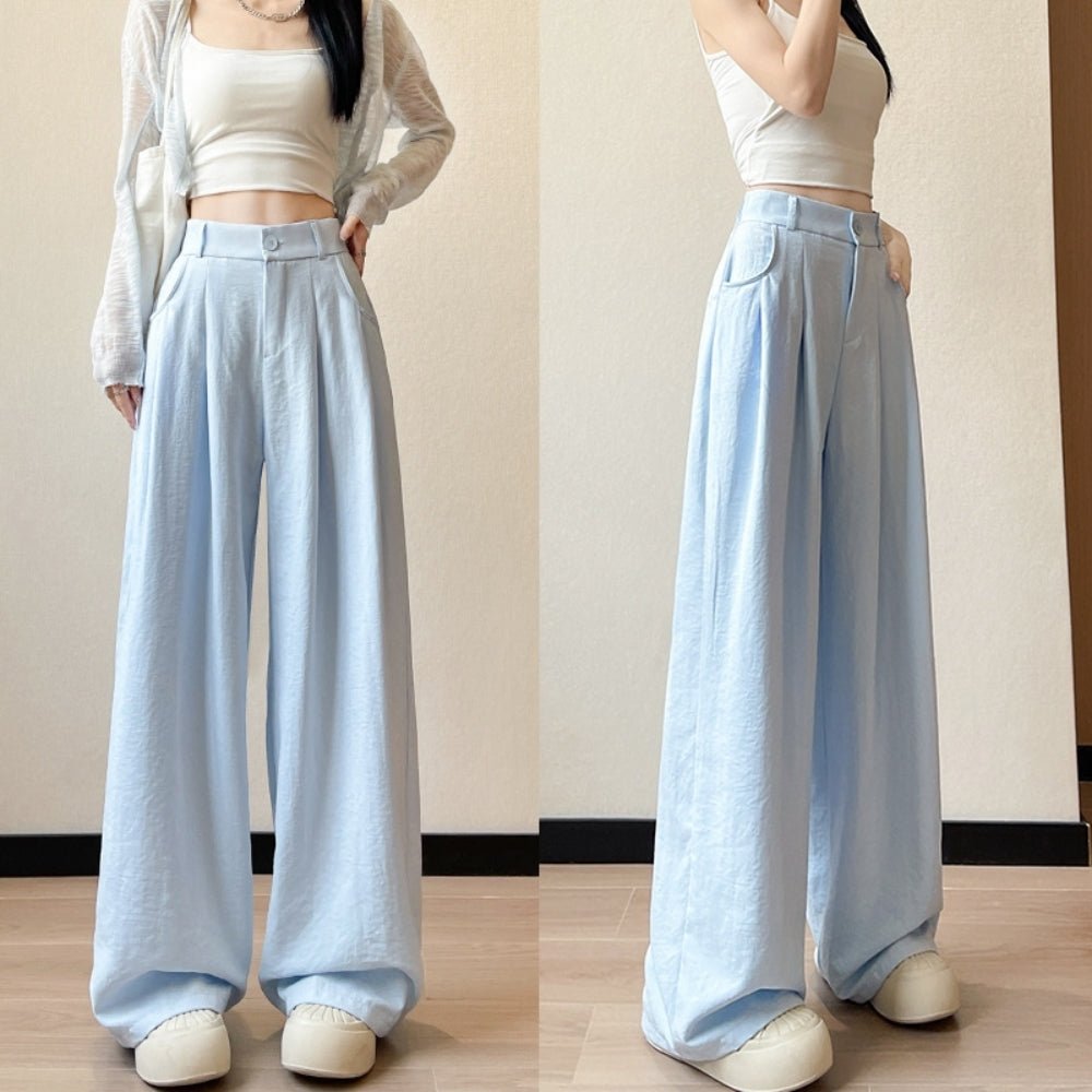 シャーベットカラーワイドパンツ｜オフィスカジュアル レディース 通販【ミレジェネ】