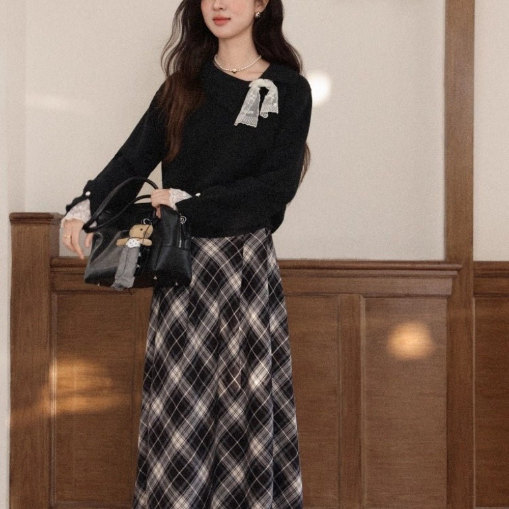 アシメボタンニットトップス｜オフィスカジュアル レディース 通販【ミレジェネ】