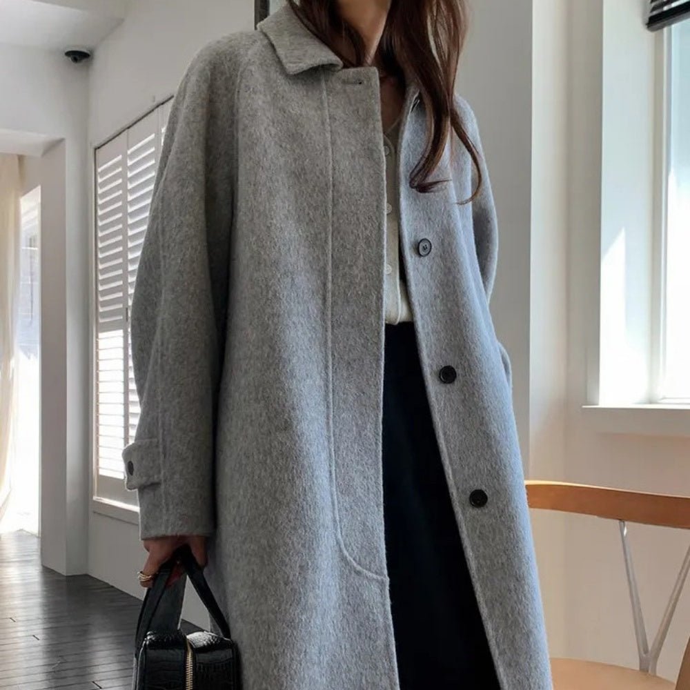 ステンカラーロングコート｜オフィスカジュアル レディース 通販【ミレジェネ】