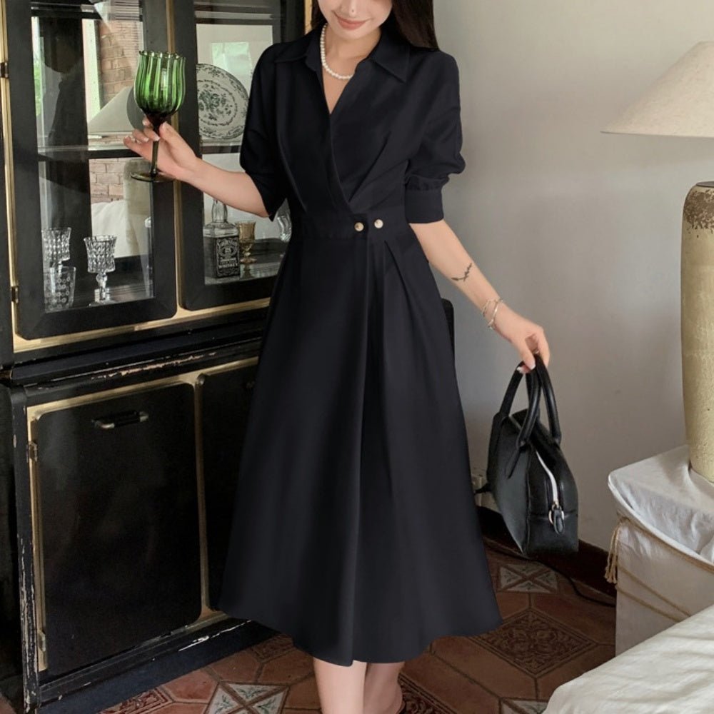 カシュクールワンピース｜オフィスカジュアル レディース 通販