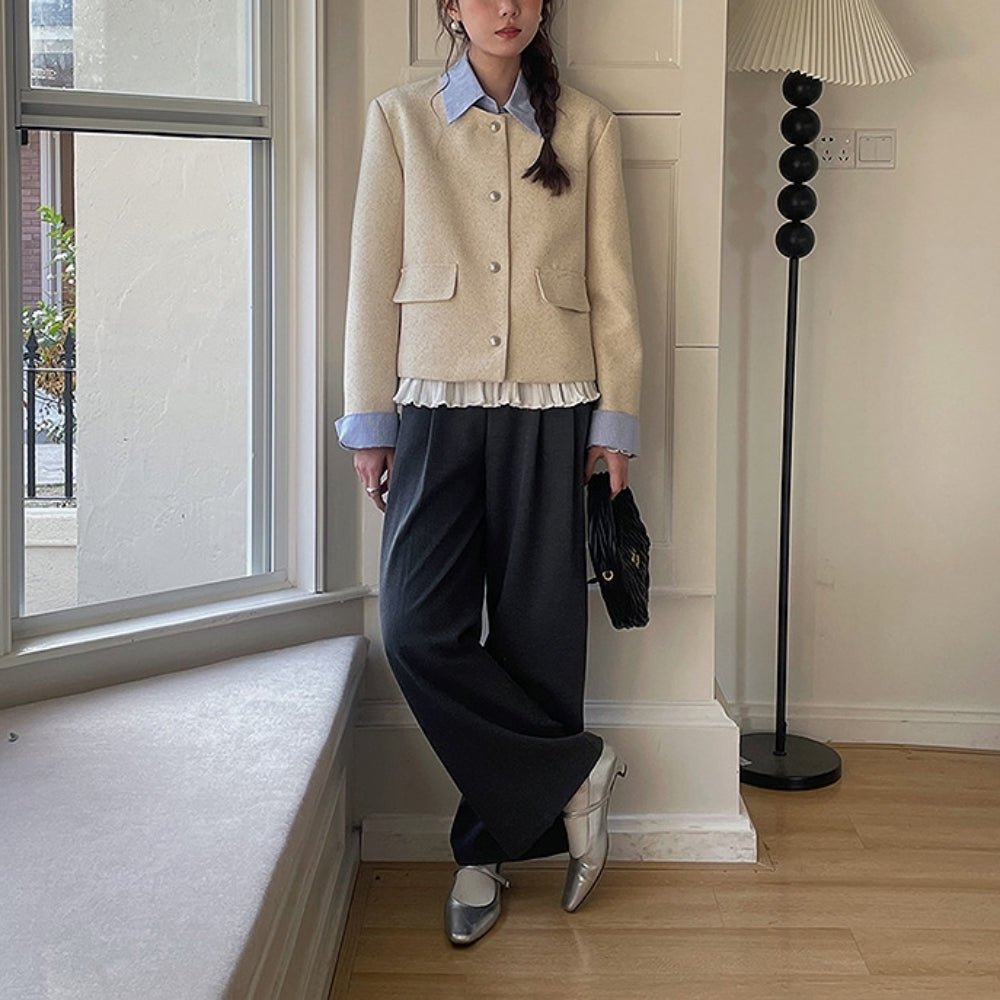 裾フリルカットソートップス｜オフィスカジュアル レディース 通販【ミレジェネ】