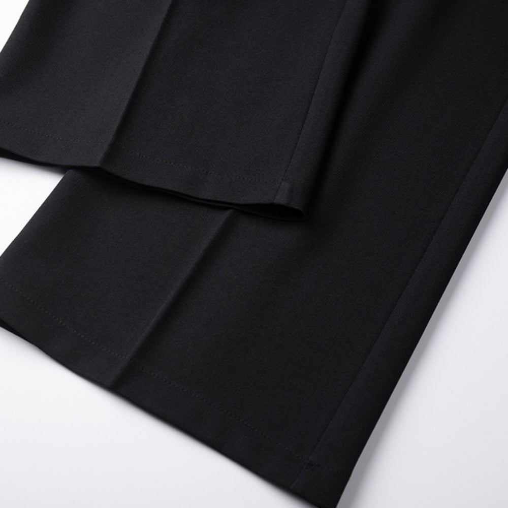 ウエストマークロングジャケット・ワイドパンツセットアップ｜オフィスカジュアル レディース 通販【ミレジェネ】